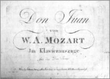 Don Juan von W. A. Mozart im Klavierauszuge; Arie des Don Juan