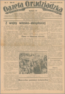 Gazeta Grudziądzka 1936.01.11. R.43 nr 5