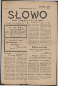 Słowo Żołnierskie R. 1 nr 3 (1920)