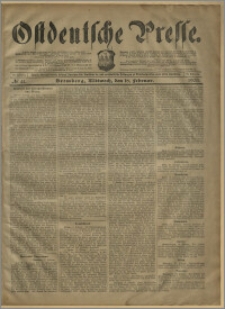 Ostdeutsche Presse. J. 27, № 41 (18 lutego 1903)