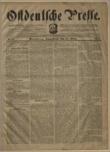 Ostdeutsche Presse. J. 27, № 74 (28 marca 1903)