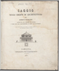 Saggio sugli ordini di architettura