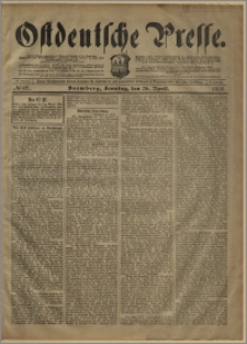 Ostdeutsche Presse. J. 27, № 97 (26 kwietnia 1903)