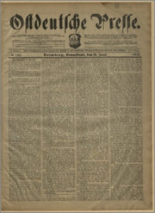 Ostdeutsche Presse. J. 27, № 136 (13 czerwca 1903)