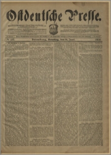 Ostdeutsche Presse. J. 27, № 137 (14 czerwca 1903)