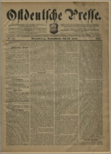 Ostdeutsche Presse. J. 27, № 142 (20 czerwca 1903)