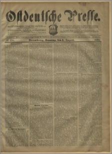 Ostdeutsche Presse. J. 27, № 179 (2 sierpnia 1903)