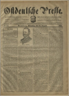 Ostdeutsche Presse. J. 27, № 198 (25 sierpnia 1903)