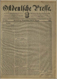 Ostdeutsche Presse. J. 27, № 200 (27 sierpnia 1903)