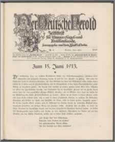 Der Deutsche Herold 1913, Jg. 44 no 6