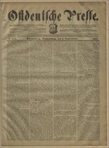 Ostdeutsche Presse. J. 27, № 206 (3 września 1903)