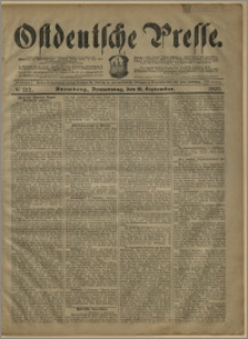 Ostdeutsche Presse. J. 27, № 212 (10 września 1903)