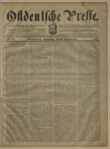 Ostdeutsche Presse. J. 27, № 216 (15 września 1903)