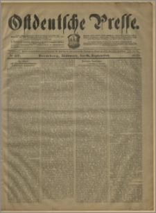 Ostdeutsche Presse. J. 27, № 217 (16 września 1903)