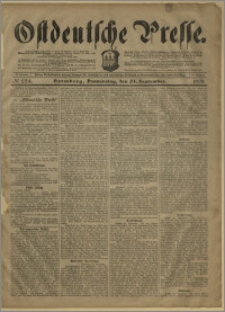 Ostdeutsche Presse. J. 27, № 224 (24 września 1903)