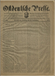 Ostdeutsche Presse. J. 27, № 225 (25 września 1903)