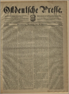 Ostdeutsche Presse. J. 27, № 246 (20 października 1903)