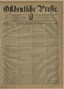 Ostdeutsche Presse. J. 27, № 264 (10 listopada 1903)