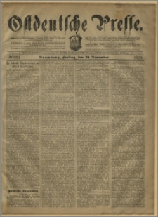 Ostdeutsche Presse. J. 27, № 272 (20 listopada 1903)