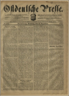 Ostdeutsche Presse. J. 27, № 292 (13 grudnia 1903)