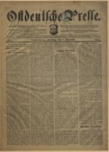 Ostdeutsche Presse. J. 28, № 1 (1 stycznia 1904)