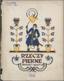 Rzeczy Piękne 1925, R. 5, z. 6-8