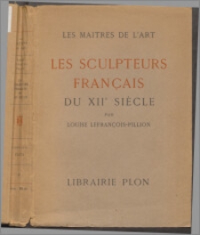 Les sculpteurs français du XIIe siècle