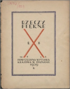 Rzeczy Piękne 1929, R. 8, z. 4-6