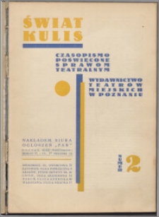 Świat Kulis R. 2, z. 2 (1930)