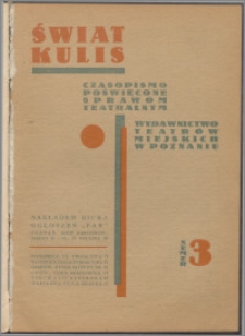 Świat Kulis R. 2, z. 3 (1930)