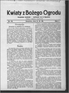 Kwiaty z Bożego Ogrodu : bezpłatny dodatek [do Dziennika Pomorskiego] - wychodzi raz w tygodniu 1930.11.09, R. 1, nr 16