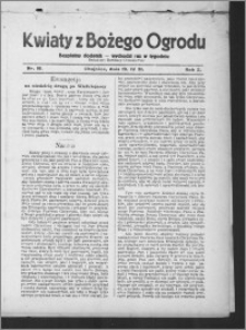 Kwiaty z Bożego Ogrodu : bezpłatny dodatek [do Dziennika Pomorskiego] - wychodzi raz w tygodniu 1931.04.19, R. 2, nr 16