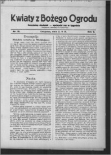 Kwiaty z Bożego Ogrodu : bezpłatny dodatek [do Dziennika Pomorskiego] - wychodzi raz w tygodniu 1931.05.03, R. 2, nr 18