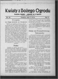 Kwiaty z Bożego Ogrodu : bezpłatny dodatek [do Dziennika Pomorskiego] - wychodzi raz w tygodniu 1931.06.07, R. 2, nr 23