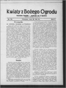 Kwiaty z Bożego Ogrodu : bezpłatny dodatek [do Dziennika Pomorskiego] - wychodzi raz w tygodniu 1931.08.16, R. 2, nr 33