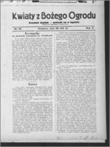 Kwiaty z Bożego Ogrodu : bezpłatny dodatek [do Dziennika Pomorskiego] - wychodzi raz w tygodniu 1931.08.30, R. 2, nr 35