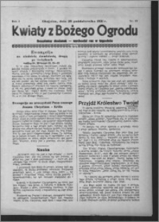 Kwiaty z Bożego Ogrodu : bezpłatny dodatek [do Dziennika Pomorskiego] - wychodzi raz w tygodniu 1931.10.25, R. 2, nr 43