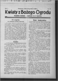 Kwiaty z Bożego Ogrodu : bezpłatny dodatek [do Dziennika Pomorskiego] - wychodzi raz w tygodniu 1931.12.13, R. 2, nr 50