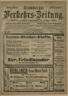 Bromberger Verkehrs-Zeitung : Ungemein wirksames Anzeigenblatt des deutschen Ostens. № 483 (czerwiec 1903)