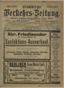 Bromberger Verkehrs-Zeitung : Ungemein wirksames Anzeigenblatt des deutschen Ostens. № 485 (czerwiec 1903)