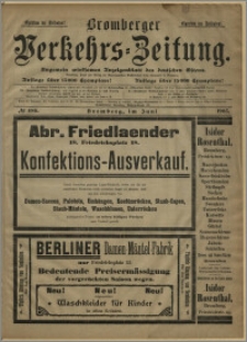 Bromberger Verkehrs-Zeitung : Ungemein wirksames Anzeigenblatt des deutschen Ostens. № 486 (czerwiec 1903)