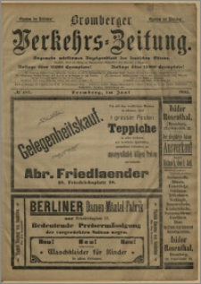 Bromberger Verkehrs-Zeitung : Ungemein wirksames Anzeigenblatt des deutschen Ostens. № 487 (czerwiec 1903)