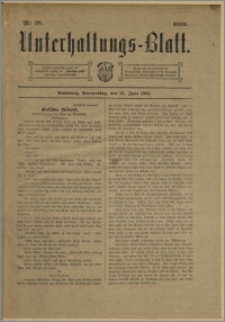 Unterhaltungs-Blatt. Nr. 26 (25 czerwca 1903) / redaktor odpowiedzialny Karl Bendisch