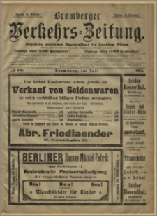 Bromberger Verkehrs-Zeitung : Ungemein wirksames Anzeigenblatt des deutschen Ostens. № 490 (lipiec 1903)