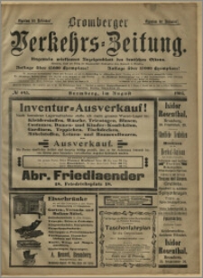 Bromberger Verkehrs-Zeitung : Ungemein wirksames Anzeigenblatt des deutschen Ostens. № 495 (sierpień 1903)