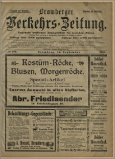 Bromberger Verkehrs-Zeitung : Ungemein wirksames Anzeigenblatt des deutschen Ostens. № 496 (wrzesień 1903)