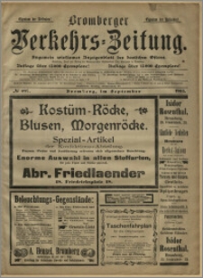 Bromberger Verkehrs-Zeitung : Ungemein wirksames Anzeigenblatt des deutschen Ostens. № 497 (wrzesień 1903)