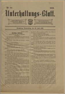 Unterhaltungs-Blatt. Nr. 30 (23 lipca 1903) / redaktor odpowiedzialny Karl Bendisch