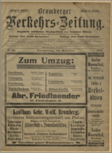 Bromberger Verkehrs-Zeitung : Ungemein wirksames Anzeigenblatt des deutschen Ostens. № 501 (październik 1903)