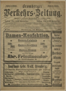 Bromberger Verkehrs-Zeitung : Ungemein wirksames Anzeigenblatt des deutschen Ostens. № 503 (październik 1903)